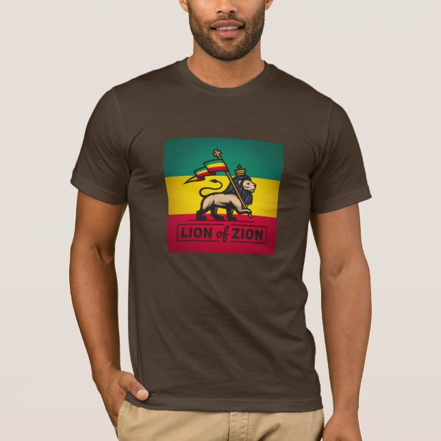 Lion of Zion - Jah Army - Haile Selassie - Shirt (Vorderseite)