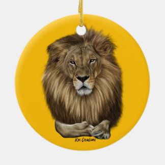 Lion - Ornement en céramique
