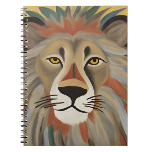 Lion Painting Notizblock