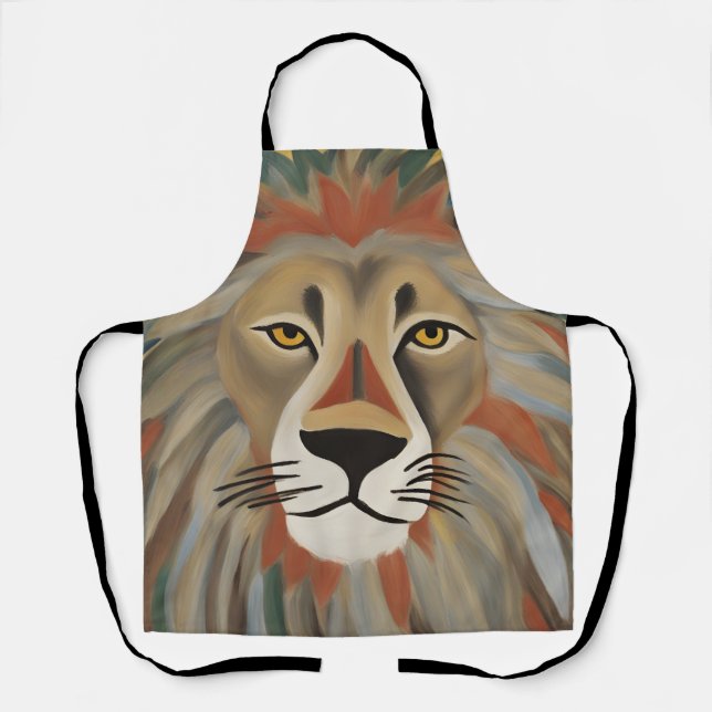Lion Painting Schürze (Vorderseite)