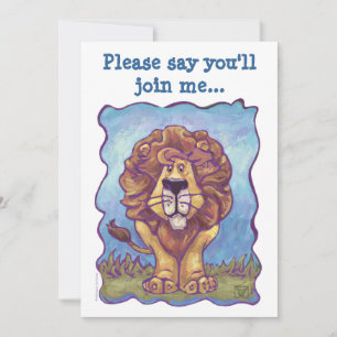 Lion Party Center Einladung