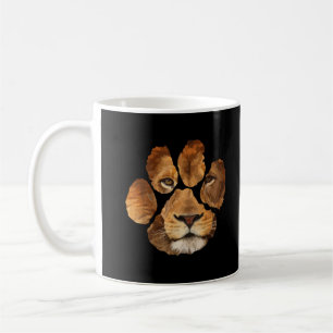 Lion Paw Print Animal Kaffeetasse
