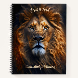 Lion Personalisiert Notebook Jesus ist der Herr Notizbuch