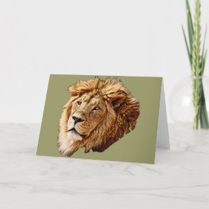 Lion Picture Karte