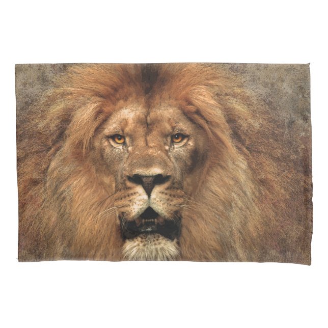 Lion Pillowcase Kissenbezug (Vorderseite)