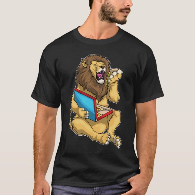 Lion Pizza T-Shirt (Vorderseite)