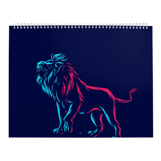 Lion Pop Art Kalender (Titelbild)