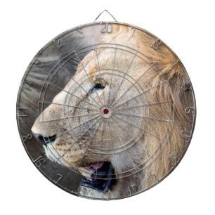 Lion Portrait Dartscheibe