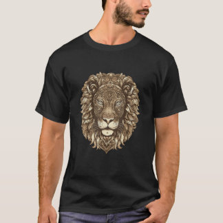 Lion Portrait Farbenfrohe Trainingsym T-Shirt