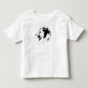 Lion Portrait (schwarz) Kleinkind T-shirt
