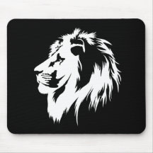 Lion Portrait (weiß)