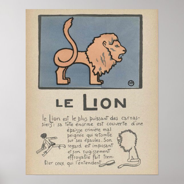 Lion Poster (Vorne)
