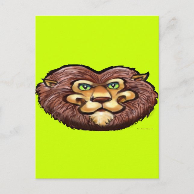 Lion Postkarte (Vorderseite)