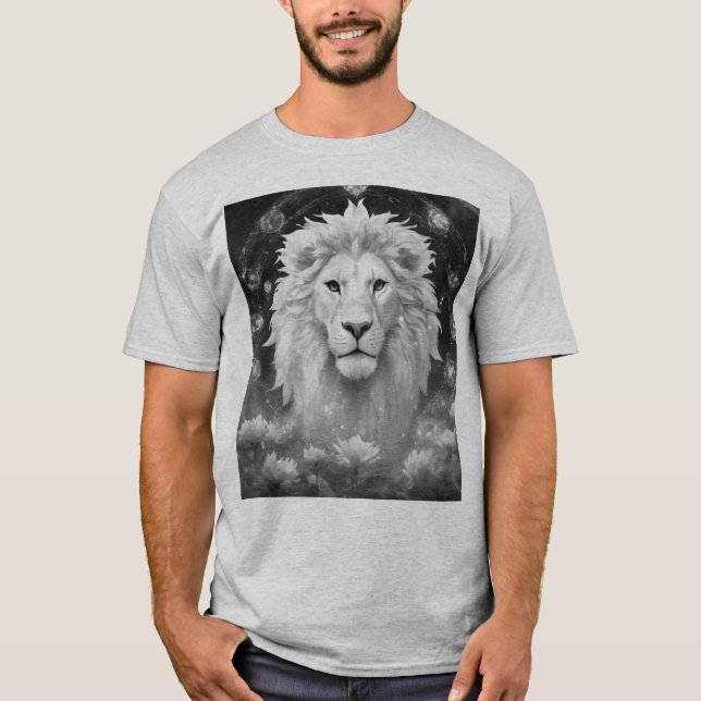 Lion Print T - Shirt (Vorderseite)