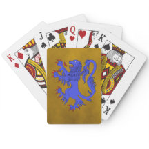 Lion Rampant Azure