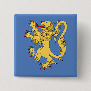 Lion Rampant Button