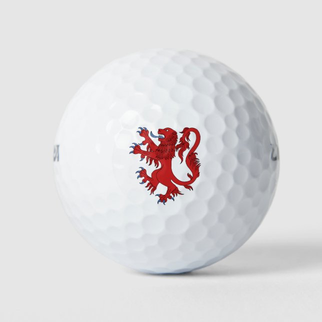 Lion Rampant Gules Golfball (Vorderseite)