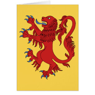 Lion Rampant Gules Grußkarte
