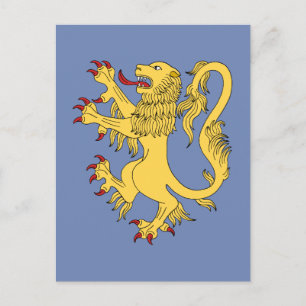Lion Rampant Postkarte