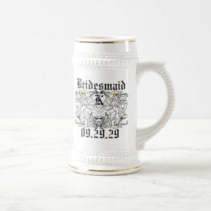 Lion Rampant Renaissance Wedding Bierglas