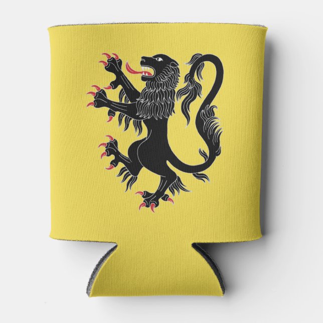 Lion Rampant Sable Dosenkühler (Vorderseite)