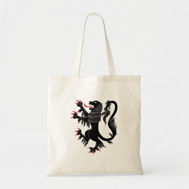 Lion Rampant Sable Tragetasche (Vorne)
