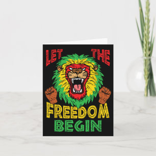 Lion Rasta Freedom Juneteente Black History Africa Karte