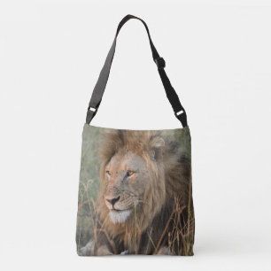 Lion réfrigéré dans un cadre naturel Sac carrossab