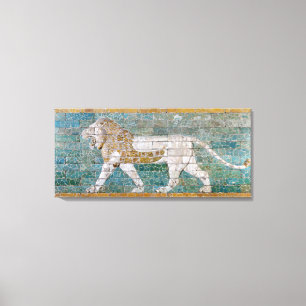 Lion repräsentiert Ishtar Leinwanddruck