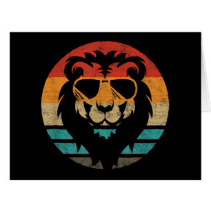 Lion Retro Style Vintag