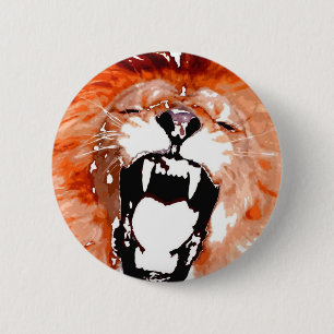Lion Roaring Button