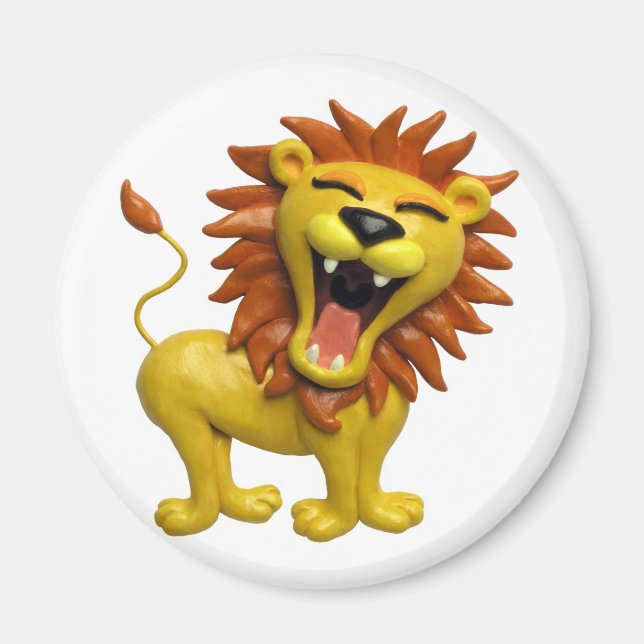 Lion Roaring Magnet (Vorne)