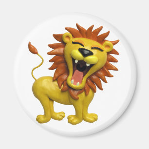 Lion Roaring Magnet