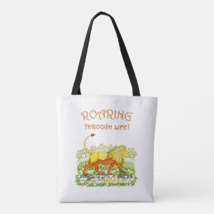 Lion Roaring Through Life Toto Bag Tasche