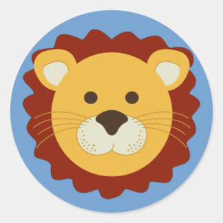 Lion Runder Aufkleber