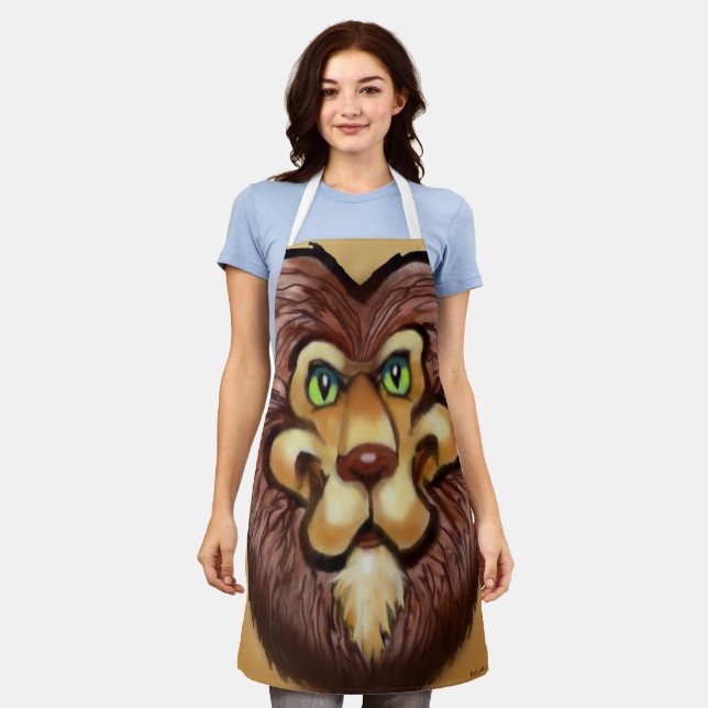 Lion Schürze (Getragen)