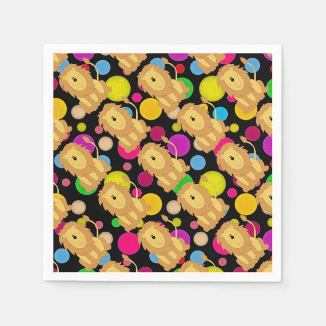 Lion Serviette (Vorderseite)