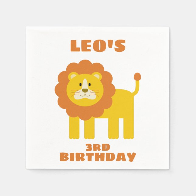Lion Serviette (Vorderseite)