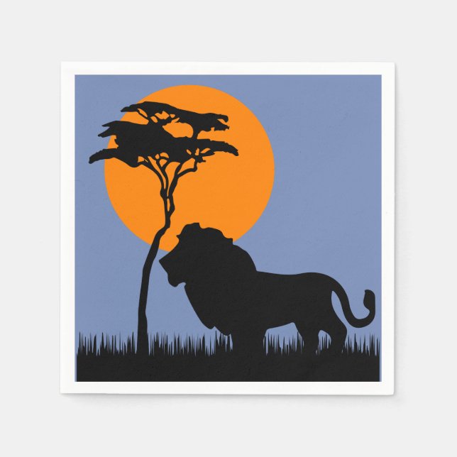 Lion Serviette (Vorderseite)