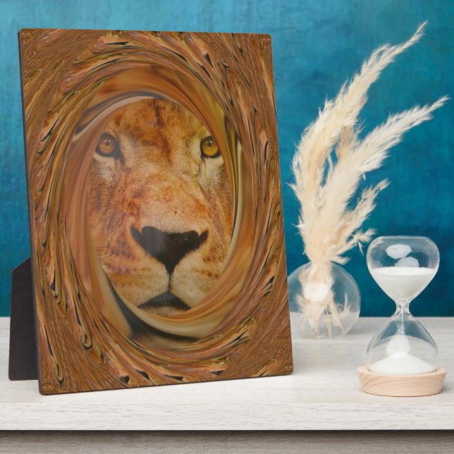 Lion smile fotoplatte (Seite)