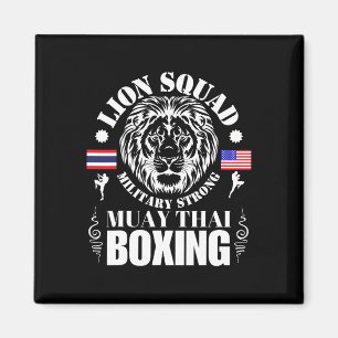 Lion Squad Thailand Kickboxen Muay Thai Mma Traini Magnet