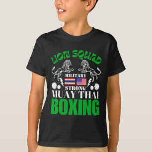 Lion Squad Thailand Kickboxen Muay Thai Mma Traini T-Shirt
