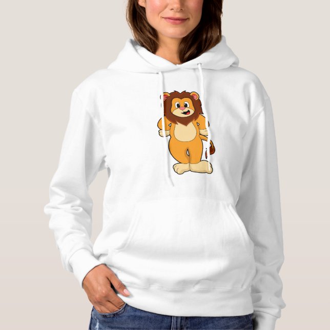 Lion stehend hoodie (Vorderseite)