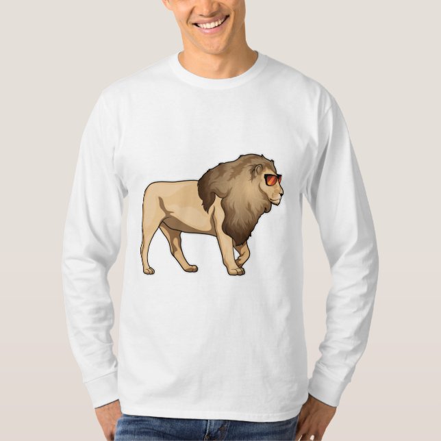 Lion Sunglasses T-Shirt (Vorderseite)