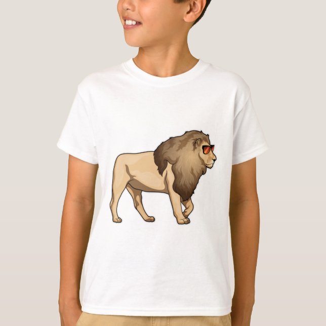 Lion Sunglasses T-Shirt (Vorderseite)