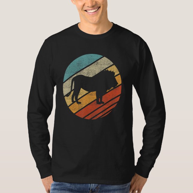 Lion Sunset Big Cat Wildlife Animal T-Shirt (Vorderseite)