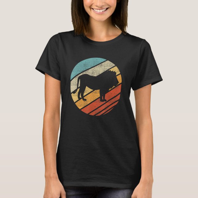 Lion Sunset Big Cat Wildlife Animal T-Shirt (Vorderseite)