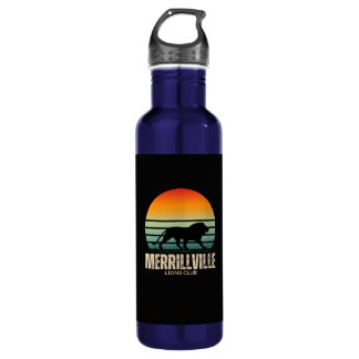Lion Sunset Edelstahlflasche