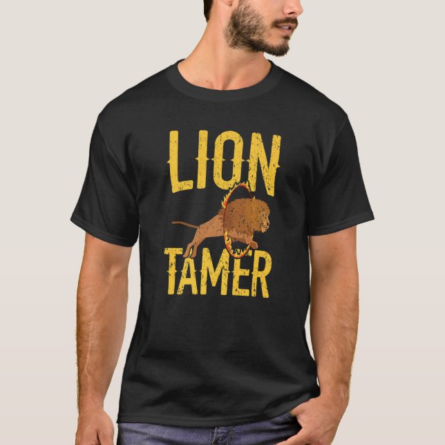 Lion Tamer Circus Staff Costume Carnival Theme Par T-Shirt (Vorderseite)