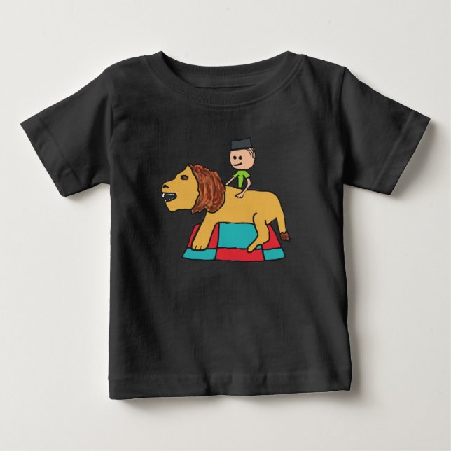 Lion Taming Baby T-shirt (Vorderseite)